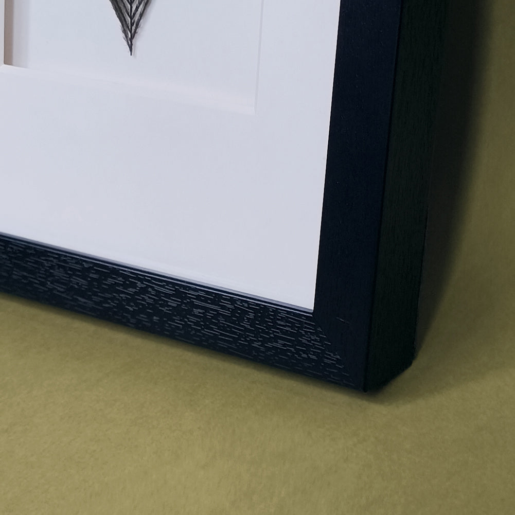 Peacock Feather Shadow Box Wall Art - Handcrafted Luxury Decor
